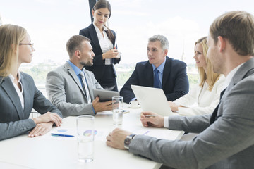 Fototapeta premium Meeting of business partners