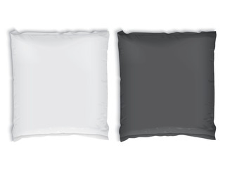 Paper or plastic bag Easy to change colors Mock Up Vector Template