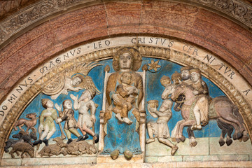 The Duomo di Verona (Cathedral of Santa Maria Matricolare), Verona, Veneto, Italy