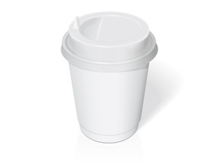 Plastic cup for your design and logo.
