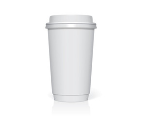 Plastic cup for your design and logo.