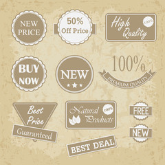 Quality vintage badges collection