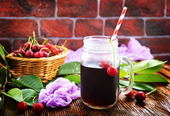 cherry and juice