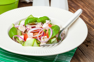 Fresh mediterranean salad.