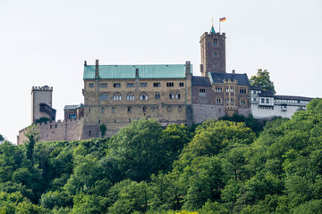 Fototapeta na wymiar Wartburg bei Eisenach in Thüringen