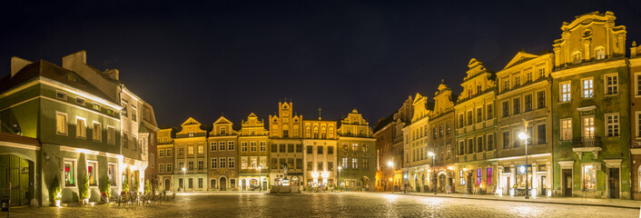 Fototapeta premium evening panorama of Poznan