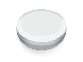 A jar of cream for your design and logo