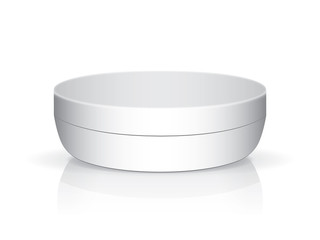 A jar of cream for your design and logo