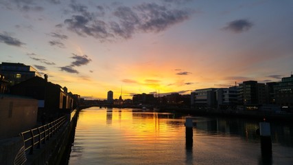 Fototapeta premium Sunset View over River