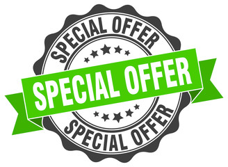 special offer stamp. sign. seal
