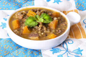 delicious lentil stew