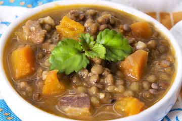delicious lentil stew