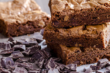 Homemade Double Chocolate Chunk Brownies