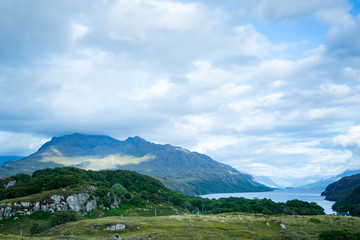 view towards loch maree and slioch