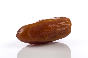 Date fruit isolated on white background