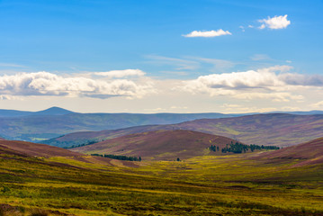 Obraz na płótnie Canvas View of Cairngorms National Park