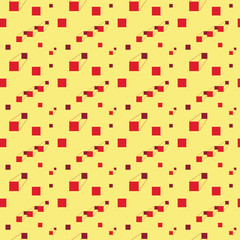 Abstract geometric seamless pattern. Vector background