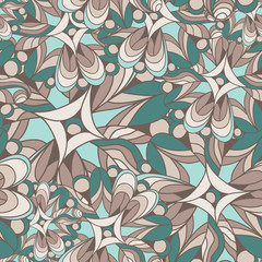 Abstract seamless pattern of fantastic colors. Overlay elements on top of each other.