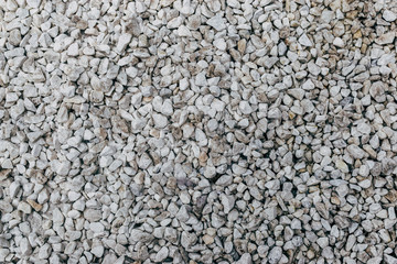 White stone gravel background