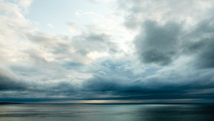 Dramatic sky over the sea © Sebastien