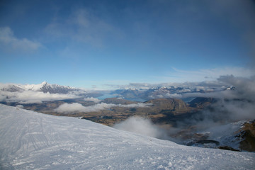 View from Coronet Peak, Queenstown, New Zealand