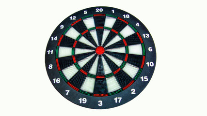 Dartboard on a white background.