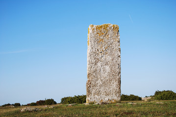 Standing stone, an ancient monument