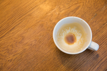 empty coffee cup