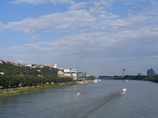 Naklejka premium Holiday in Bratislava