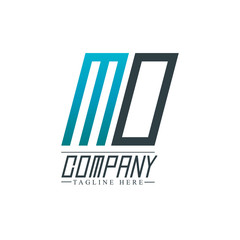Initial Letter MO Design Logo Template
