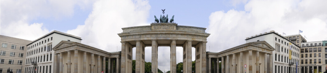 The Brandenburg Gate In Berlin Germany    