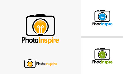 Photography Inspiration logo designs, Photo Idea logo designs vector