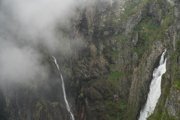 The Voringfossen Waterfall