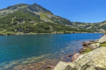 Obraz premium Amazing Landscape with Big Valyavishko Lake, Pirin Mountain, Bulgaria