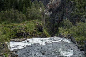 The Voringfossen Waterfall