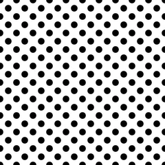 Foto op Plexiglas Polka dot Polka dot serie No.2, naadloos patroon. Vector textuur, achtergrond