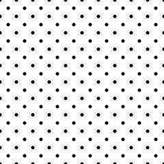 Polka dot series No.5, seamless pattern. Vector texture, background