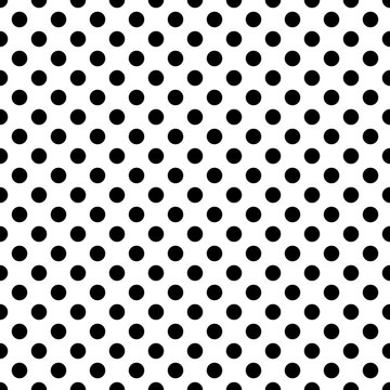 Polka dot series No.2, seamless pattern. Vector texture, background