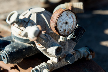 Humberstone historic Saltpetre works in norther Chile