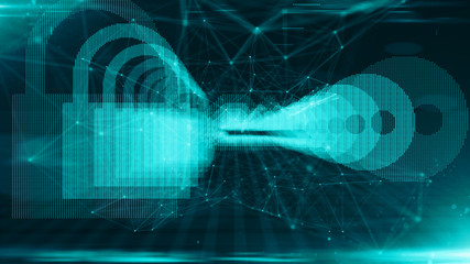 Online security from virus attack over encrypted digital data global networks