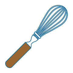 hand mixer kitchen cutlery icon vector illustration design