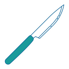 kitchen knife cutlery icon vector illustration design