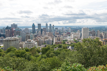 Montreal city skyline