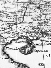 古地図　中国トンキン湾