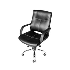 The office chair isolated on white background., This has clipping path.