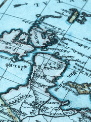 古地図　朝鮮半島