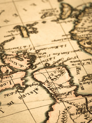 古地図　朝鮮半島