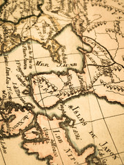 古地図　朝鮮半島