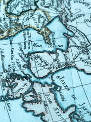 古地図　朝鮮半島