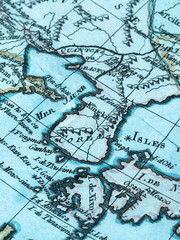 古地図　朝鮮半島